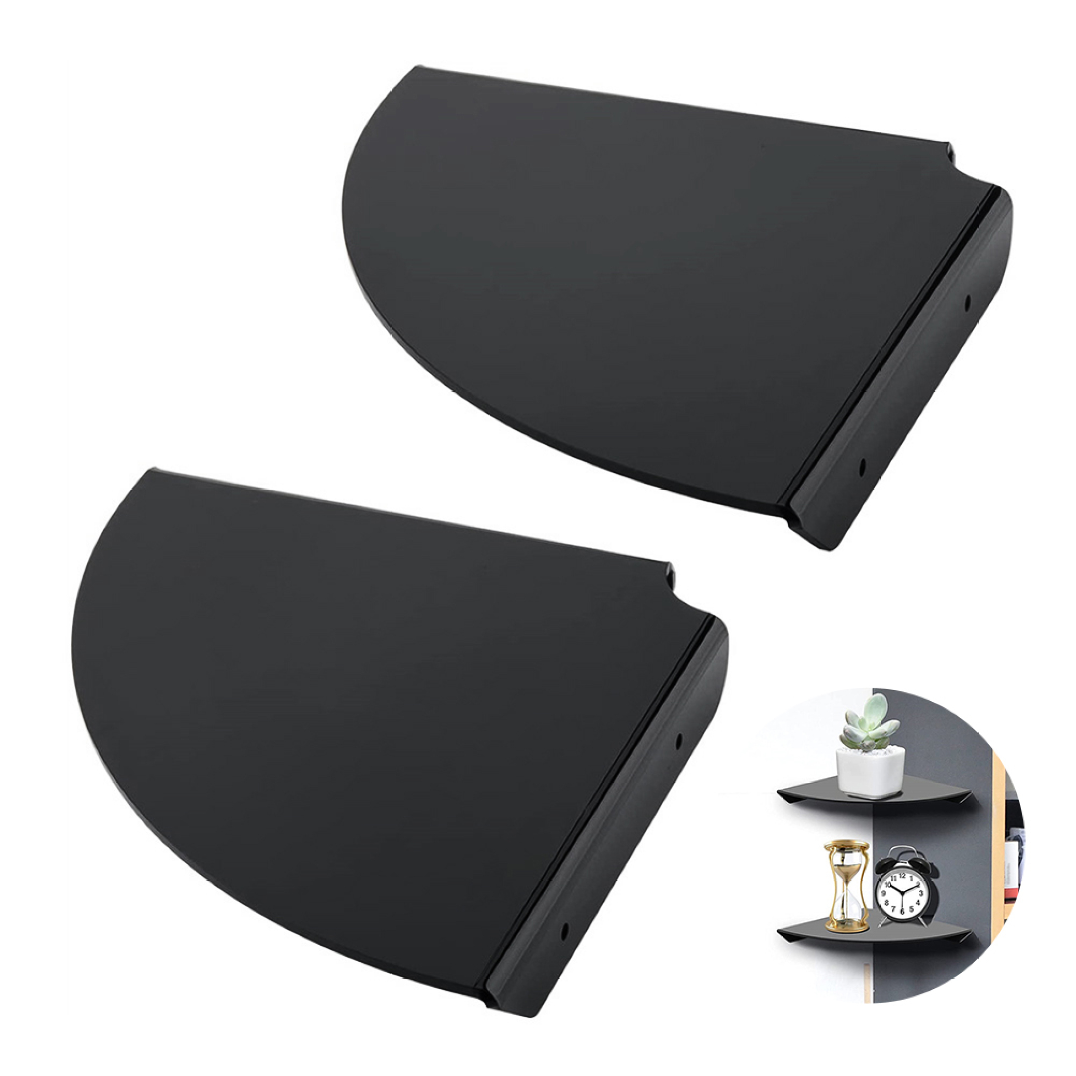 EUBUY Corner Shelf Wall Mount Bedroom Collection Display Stand Wall