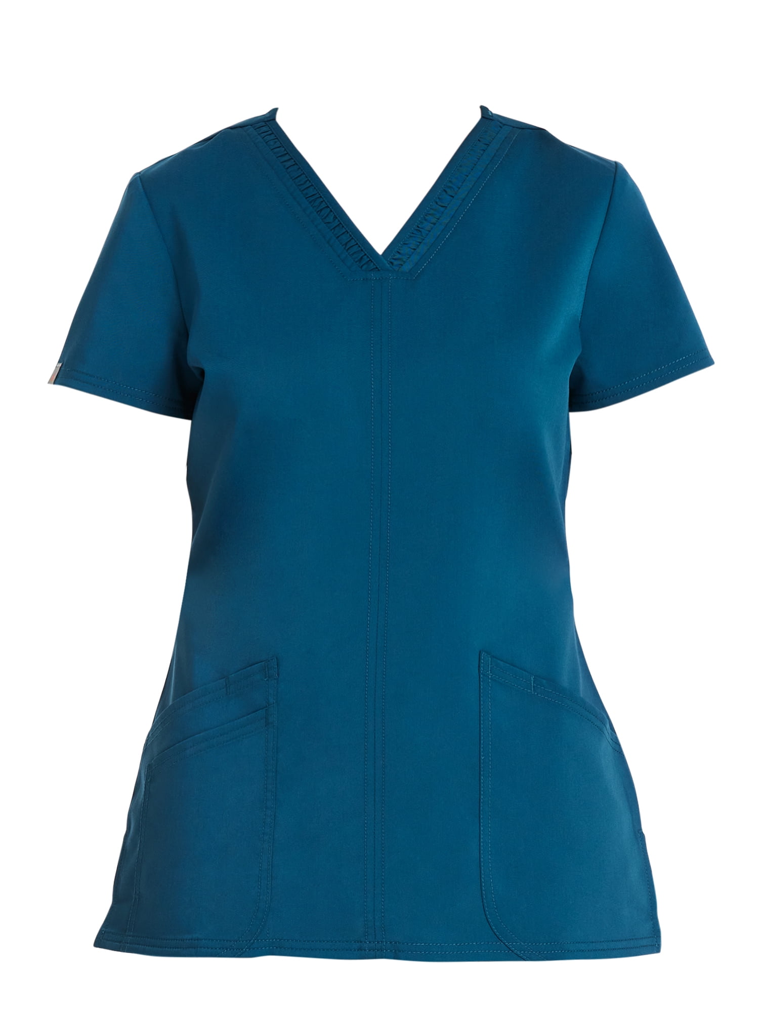 Scrubstar Women's Premium Ultimate Stretch V-Neck Scrub Top, Sizes XS-3XL