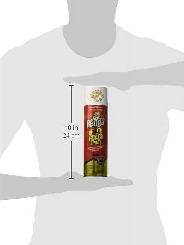 Bengal Gold Roach Spray Insecticide - Heavy Duty Professional Cockroach Spray - 11 oz
