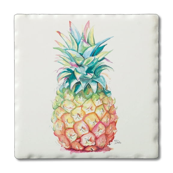 Thirstystone "Hawaiian Pineapple" 4-Pack Tumbled Tile Coasters