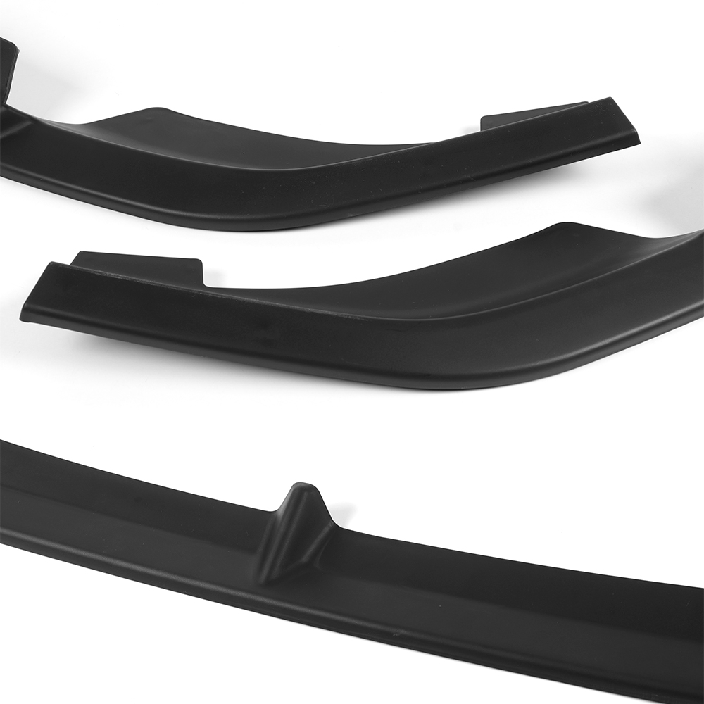 JMTBNO CS Style Front Bumper Lip For 2017-2018 Hyundai Elantra Sport – 3pc Matte Black Splitter