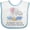 White and Blue, variant on Inktastic My Mommy Loves Me to the Moon and Back Boys or Girls Baby Bib