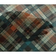 thumbnail image 4 of oneOone Viscose Chiffon Fabric Tartan Check Printed Craft Fabric BTY 42 Inch Wide, 4 of 4