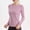 Pink, variant on Oplxuo Long Sleeve Workout Top for Women Basic Raglan Loose Crewneck Athletic Gym Shirts Soft Running Yoga Tee Tops