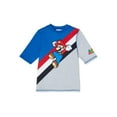 thumbnail image 1 of Mario Bro Little Boys & Big Boys Rashguard Swim Shirt, 1 of 3