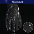 thumbnail image 4 of Guantes de invierno impermeables, guantes cálidos para pantalla táctil 3M para hombres y mujeres, guantes de ciclismo, tamaño: XL, 4 of 5