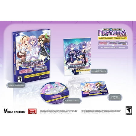 Hyperdimension Neptunia Re;Birth Limited Edition Trilogy Pack - PC (Digital Code (The Best Rts Games For Pc)