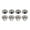 Silver, variant on 4pcs Professional Grade Speaker Stand with Adjustable Feet for Music Enthusiasts