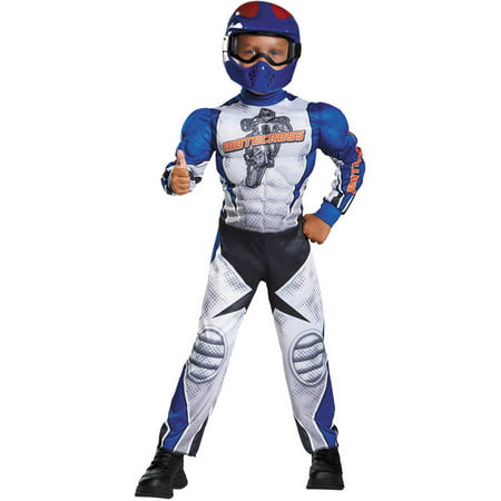 Motorcycle Rider Muscle Boys Child Halloween Costume