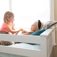 thumbnail image 5 of Max & Lily Twin Loft Bed, Solid Wood Loft Beds with Ladder for Kids, White, 5 of 12