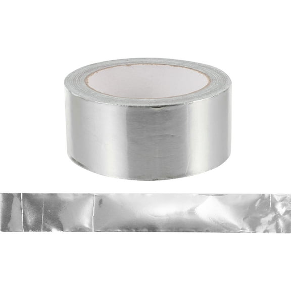 Aluminum Foil Adhesive Tape Plumbing Thermal Insulation Silver for Duct Ducting Pipeline Thicken