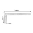 thumbnail image 3 of Unique Bargains Règle d'Angle Droit 300 mm L Échelle Carrée Double Face Outil de Mesure pour Ingénieur Charpentier, 3 of 5