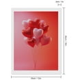 thumbnail image 2 of Diamond Art Kit for Adults, Heart Balloons Red Pink Celebration Diamond Painting for Adults Beginners, 5D DIY Diamond Art Painting Kits, Colorful Diamond Painting Craft for Home Decor 12x16, 2 of 7