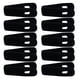 thumbnail image 3 of 10 perchas de terciopelo con pinzas flocadas para trajes, faldas y pantalones, para organizar el armario del hogar, color negro, 3 of 7