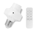 thumbnail image 1 of Riwcyla AC 90, Wirelessly Connected Intelligent Bulbs E26E27 Universal Base Socket Holder Supported Phones App Control/ Timing Countdown Function/ Voice Control/ Group Sharing/ Sync Status Replace, 1 of 6
