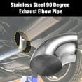thumbnail image 2 of 2 Uds 90 Grado Curva Escape Tubo Mandril Curva Codo 5, 2 of 7