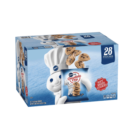 Pillsbury Soft Baked Mini Chocolate Chip Cookies, 1.5 oz., 28 pk.