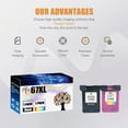 thumbnail image 4 of Compatible Ink Cartridge 67XL Replacement for HP Envy 6055e 6055 6052 6075 6455e 6455 6475 6452 6458 DeskJet 4155 2755e 2755 4052 Printers (Black & Color), 4 of 4