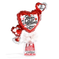 Fillable Gift Container with Heart Balloons, Red, White, and Black, Valentine's Day by Way To Celebrate