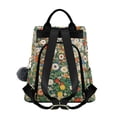 thumbnail image 2 of FORMRS Women's Travel Backpack Purse Anti-Theft Hidden Pockets Casual Shoulder Bag, Beige Floral Garden, 2 of 7