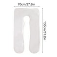 thumbnail image 3 of DAMAI Pregnancy Pillow U Shaped Body Pillow Cover, U-Shaped Maternity Pillow Full Body Pregnancy Pillow Cover, Pillowcase with Removable Cotton Cover 51x27 Inch for Pregnancy Pillow, 3 of 9