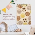 thumbnail image 6 of FMSHPON Sport Balls Clipboard Hardboard Wood Nursing Clip Board and Pull for Standard A4 Letter 13x9 inches, 6 of 6