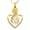 Gold/White, variant on Infinity Love Heart in Heart Cremation Jewelry for Ashes Holder Urn Necklace for Ashes of Loved One Pendent for Ashes and Chain
