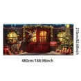 thumbnail image 2 of BKRE Large Garage Door Banner Outdoor For Holiday Season Double Xmas Yard Sign With Reinforced Edges, 2 of 5