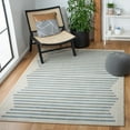 thumbnail image 2 of SAFAVIEH Orwell Rhetta Striped Area Rug, Ivory/Blue, 6'7" x 6'7" Square, 2 of 8