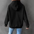 thumbnail image 4 of Tiqkatyck Graphic Hoodies for Women Clearance Womens Long Sleeve Hoodie Sweatshirts Lightweight Pullover Tops Womens Long Sleeve Tops Hoodies for Women Black, 4 of 5