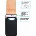 thumbnail image 5 of Large Cell Phone Holster Case with Belt Clip Loop Pouch for Motorola Moto G Power 5G G Stylus 5G G Play Edge, Galaxy A14 A16 A36 A05 A04e A03s S25 Ultra S23/S22/S21 Ultra, OnePlus Nord N30(Black, XL), 5 of 8