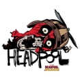 thumbnail image 2 of Junior's Marvel: Deadpool & Wolverine Headpool Face  Graphic T-Shirt, 2 of 4