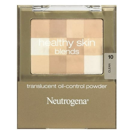 Neutrogena Healthy Skin Translucent Oil-Control Powder, Clean 10, 0.2 Oz + Schick Slim Twin ST for Dry