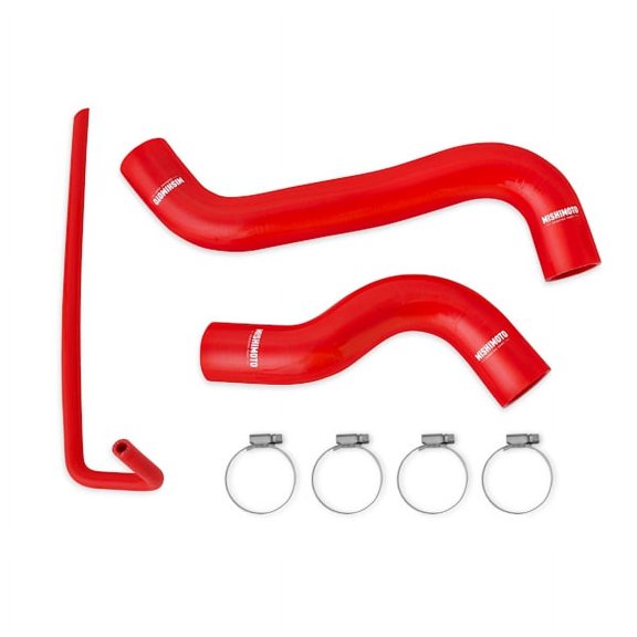 Mishimoto MMHOSE-WRX-15RD Silicone Radiator Hose Kit Compatible With Subaru WRX 2015-2021 Red