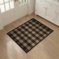thumbnail image 3 of ODIKA 3'x5' Washable Area Rug Plaid Buffalo Check With Rustic Tartan Stripe Farmhouse Motif for Hallway, Laundry Room, Non-Slip, Flatweave, Easy Care, 3 of 5