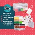thumbnail image 4 of SCS Direct 10,000-Piece Holiday Fuse Bead Kit for DIY Ornaments - 8 Unique Christmas Designs w Peg Boards, Tweezers, Ironing Papers - Great for Homemade Ornaments, 4 of 5