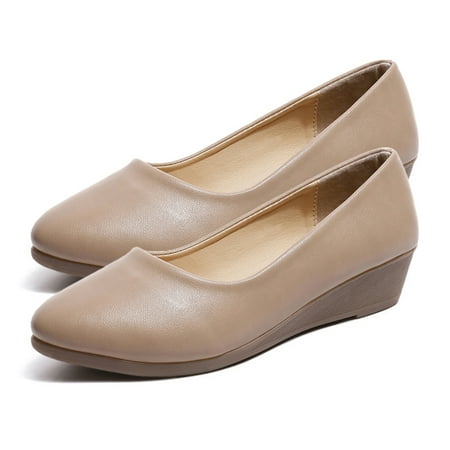 

Ladies Flat Shoes Shallow Mouth Casual Spring and Summer Shoes Lightweight Non-slip Send to Female Friends 38 Black