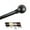 Black, variant on Central Design 100-01-285 Globus 1 in. Curtain Rod, 28-48 in. - Satin Nickel