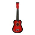 thumbnail image 1 of 25 inch Basswood Acoustic Guitar 6 Strings Toy Practice Red, 1 of 4