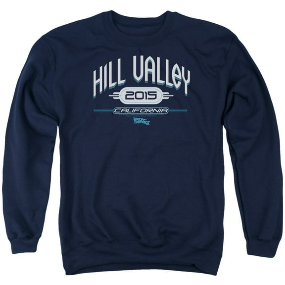 Back To The Future Ii - Hill Valley 2015 - Crewneck Sweatshirt - Medium