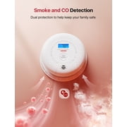 X-Sense Smoke and Carbon Monoxide Detector Combo, 10-Year Sensor with Digital Display, Standalone Alarm, Certified to Latest UL Standards, 5 PACK, SC01