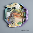 thumbnail image 2 of （style 30)3 Magnetic Souvenir Fridge Magnet Travel Creative Souvenir, 2 of 4