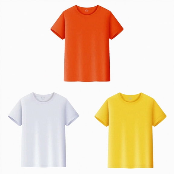 3 Pack Boys Athletic Neon T-Shirts Quick Dry Short Sleeve Rash Guard T Shirts Lightweight & Breathable (2–14 Years) Summer Outfits for Boys