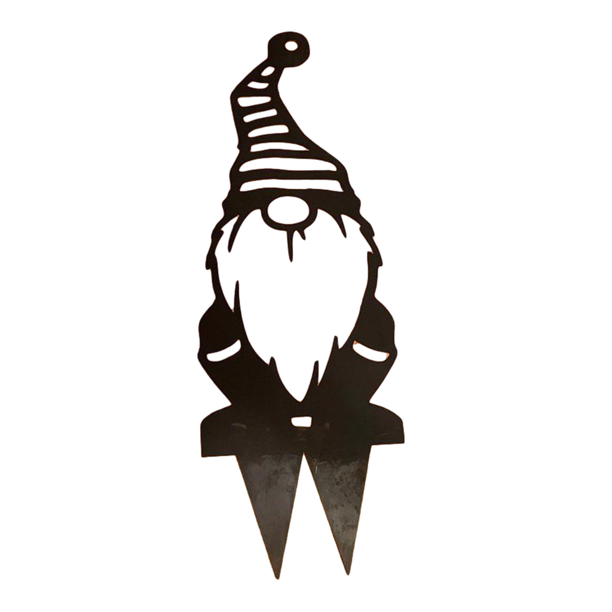 Garden Ornaments, Cartoon GnomeShaped Iron Craftwork Decorative Tools