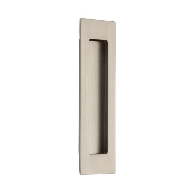 Emtek 220307US15 7 Pouces Moderne Rectangulaire Flush Pull&44; Nickel Satiné