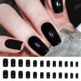 thumbnail image 2 of Black Wearable Nail Patch Detachable Fake Nail Patch, 2 of 9