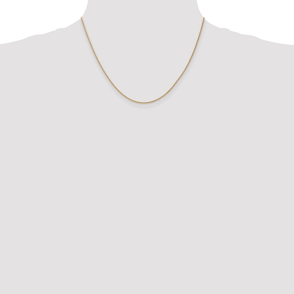 Primal Gold 14K Yellow Gold 1.05mm Spiga with Lobster Clasp Chain