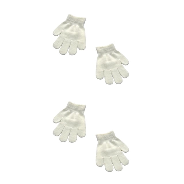 Qarigey 1 par de guantes para niños, diseño de Color sólido, cubiertas para manos, accesorio de ropa, calentador de manos de invierno tejido para Type3 NO3 Qarigey CBP230962