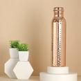 thumbnail image 4 of Hammered Pure Copper Water Bottle UNLINED, UNCOATED and LACQURE FREE for Ayurvedic Health Benefits, 1000 Ml (33.81 Fl Oz), 4 of 4