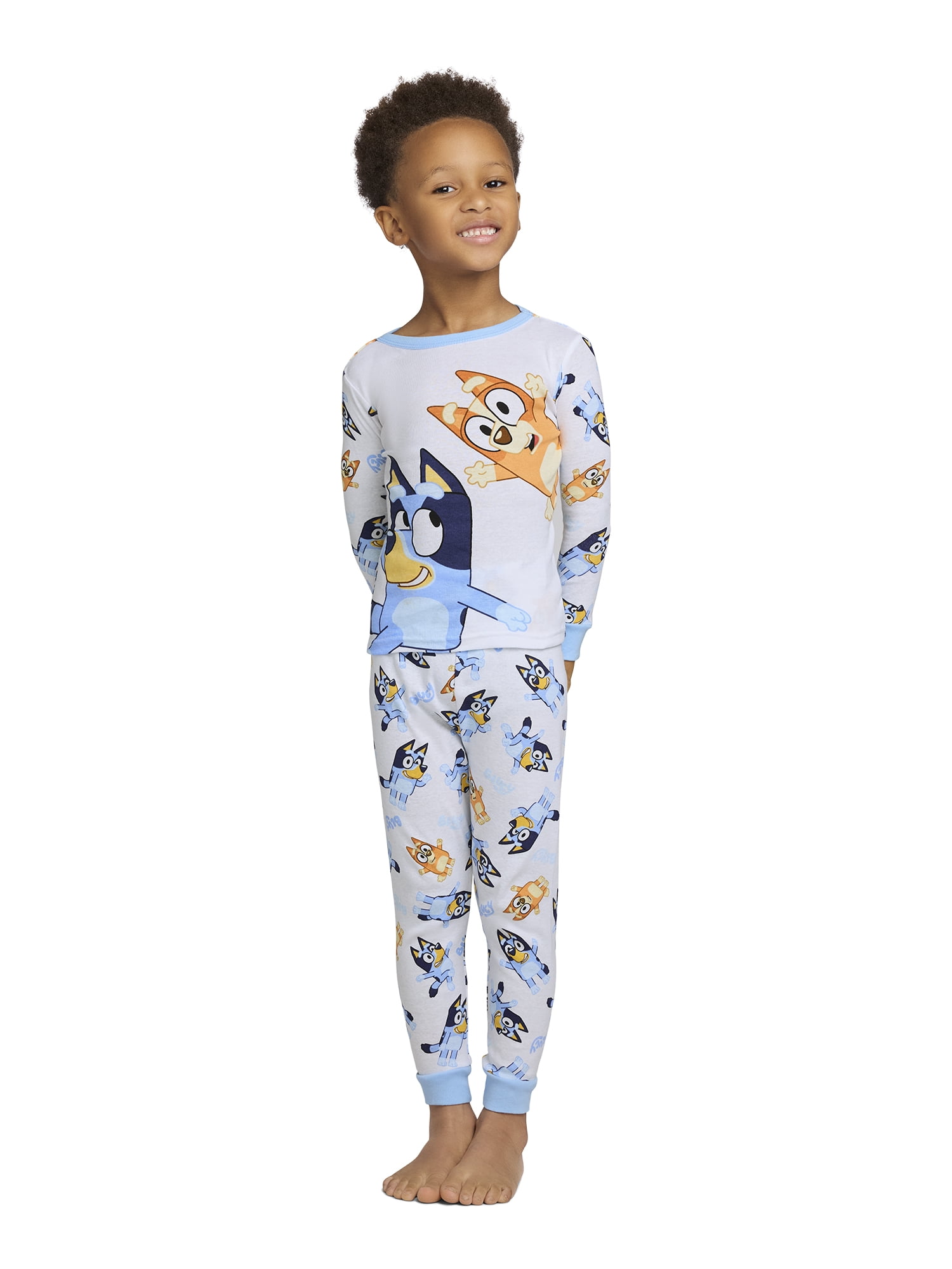 Character Toddler Long Sleeve Shirt and Pants Pajama Set, 2-Piece, Sizes 12M-5T